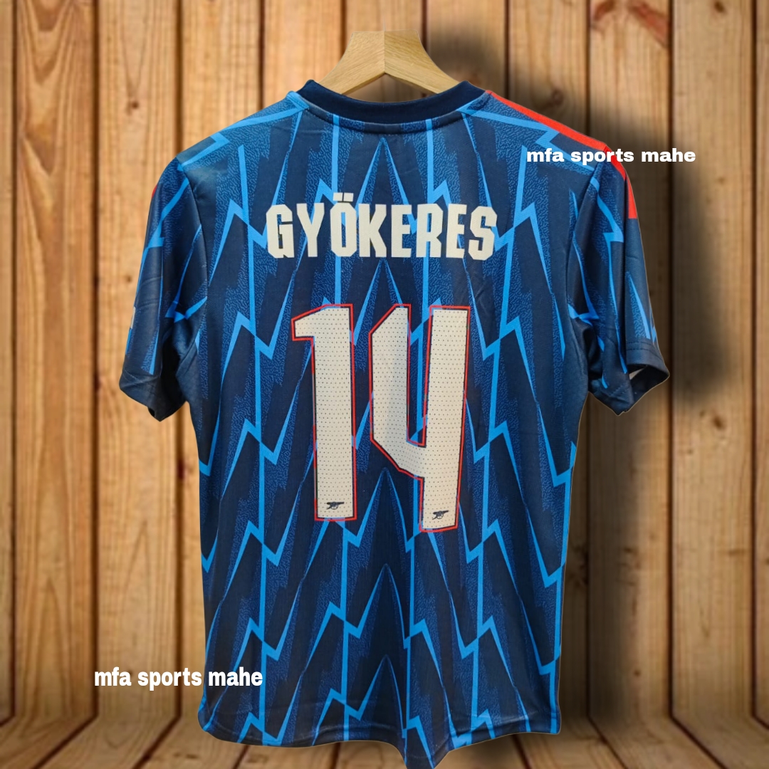 【新品タグ付】25/26アーセナル アウェイジャージ 14 番 GYÖKERES 新品タグ付】25/26アーセナル アウェイジャージ 14 番 GYÖKERES